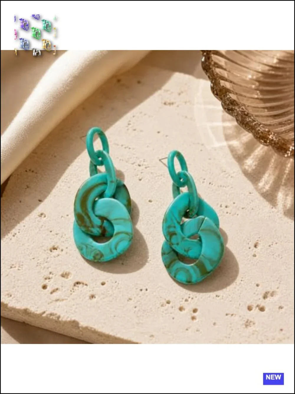Lightweight Acrylic Drop Earrings, Geometric Statement Fashion Jewelry